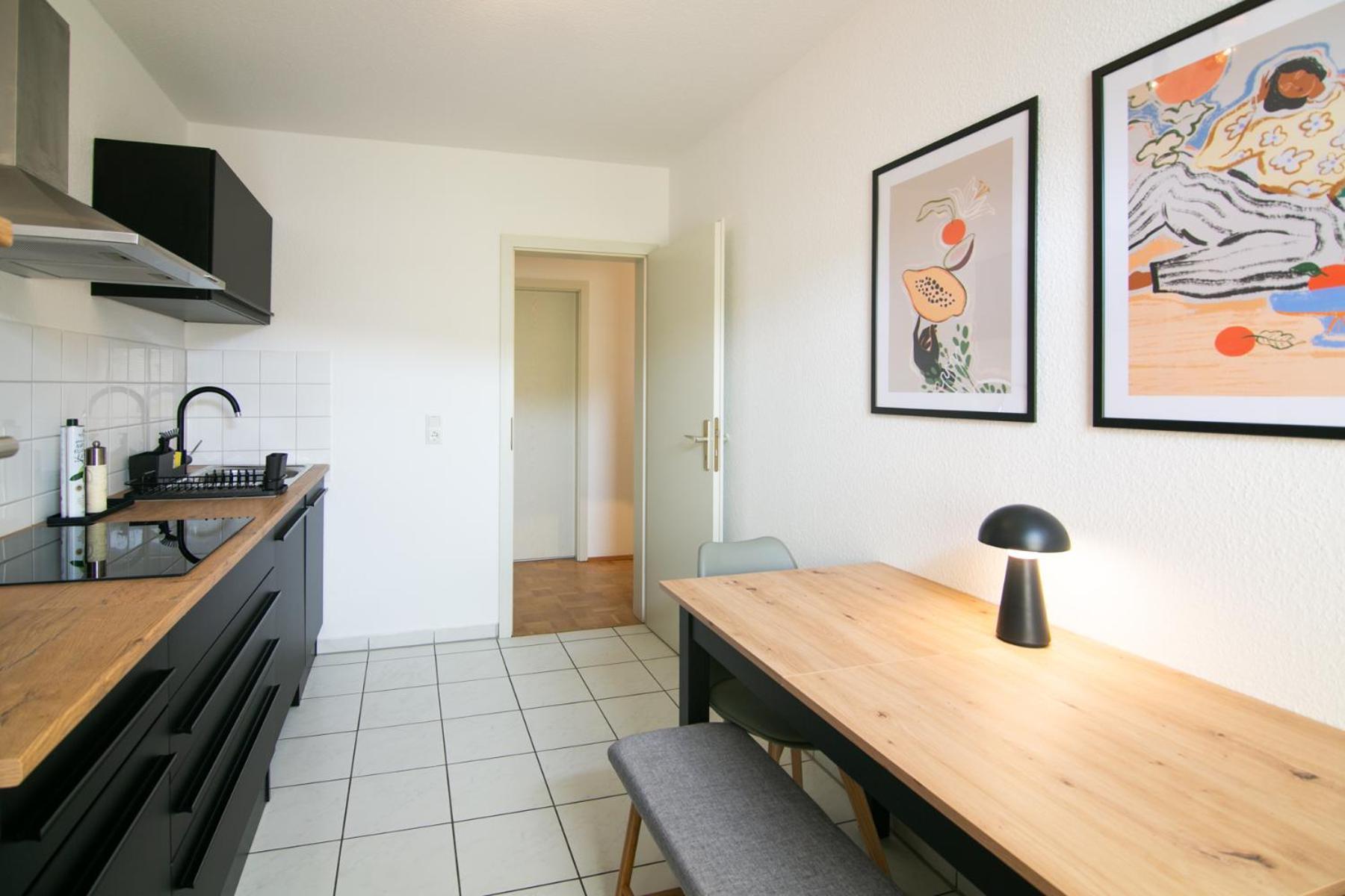2 Zimmer, Bett Und Schlafsofa, Balkon, Waschmaschine L Leipzig Exterior photo